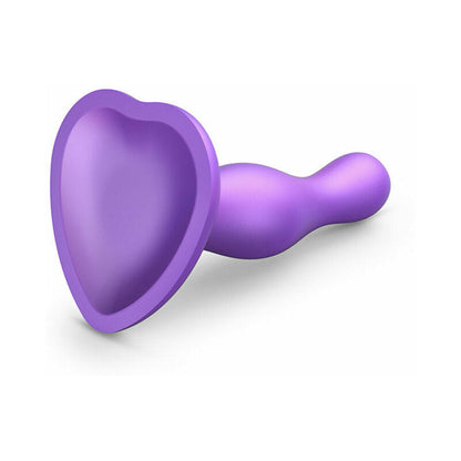 LOVELY PLANET - STRAP-ON-ME DILDO PLUG CURVY MEDIUM PURPLE