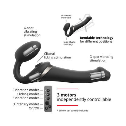 LOVELY PLANET - STRAP ON ME MULTI ORGASM BENDABLE STRAPLESS STRAP ON LARGE