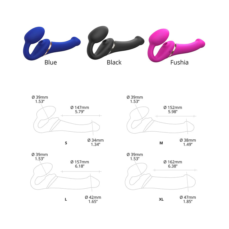 LOVELY PLANET - STRAP ON ME MULTI ORGASM BENDABLE STRAPLESS STRAP ON LARGE