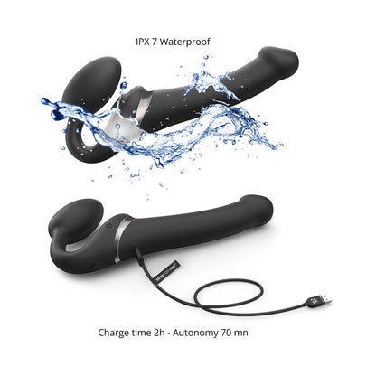 LOVELY PLANET - STRAP ON ME MULTI ORGASM BENDABLE STRAPLESS STRAP ON MEDIUM