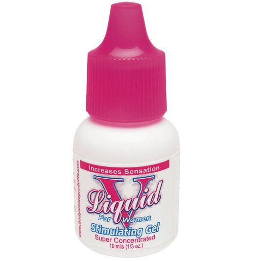 BODY ACTION - LIQUID V FOR WOMEN STIMULATING GEL .33 OZ. BOTTLE (BULK)