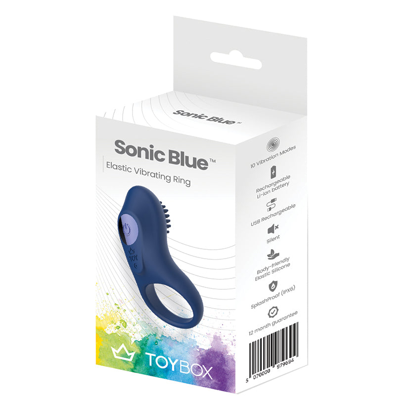 CAL EXOTICS - TOYBOX SONIC BLUE VIBRATING RING