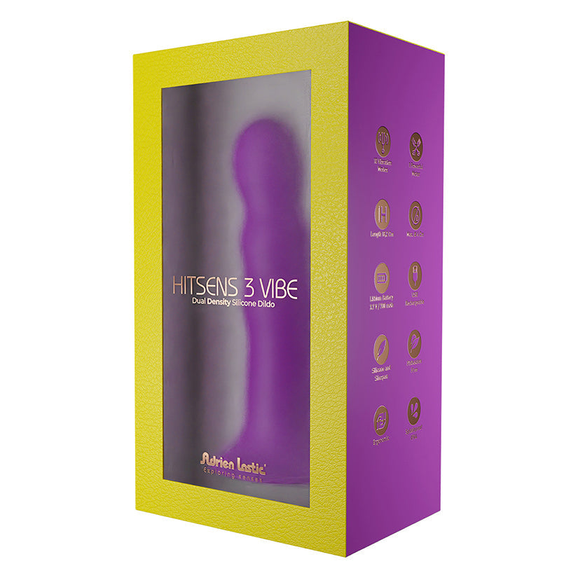 DOC JOHNSON - ADRIEN LASTIC HITSENS 3 VIBE PURPLE