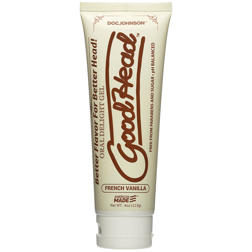 DOC JOHNSON - GOODHEAD ORAL DELIGHT GEL FRENCH VANILLA 4 OZ. (BULK)