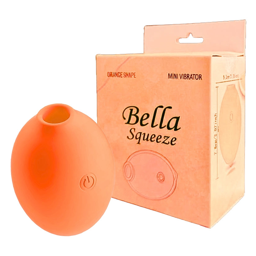 BELLA - SQUEEZE ORANGE SHAPED MINI VIBRATOR
