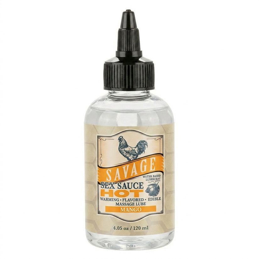 SAVAGE ME - SAVAGE SEX SAUCE HOT MANGO 4.05 OZ.