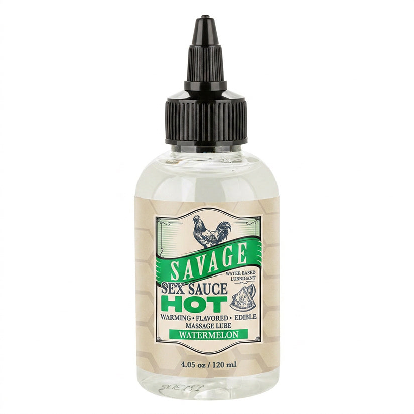 SAVAGE ME - SAVAGE SEX SAUCE HOT WATERMELON 4.05 OZ.