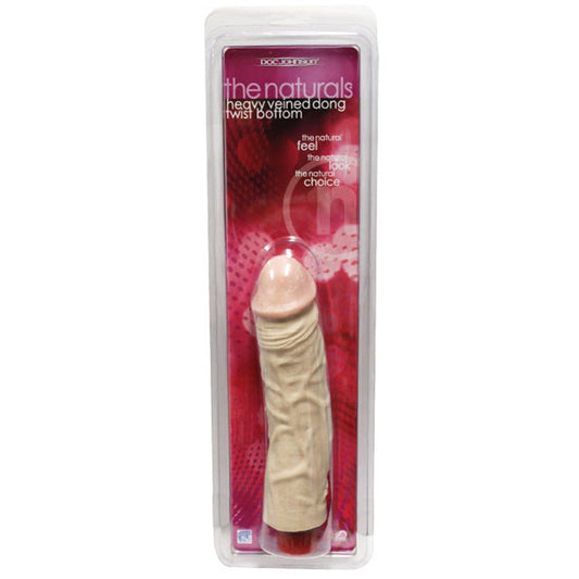 DOC JOHNSON - NATURALS HEAVY VEINED THICK DONG (FLESH)