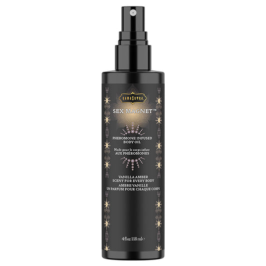 KAMA SUTRA - SEX MAGNET BODY OIL SPRAY VANILLA AMBER 4 OZ.
