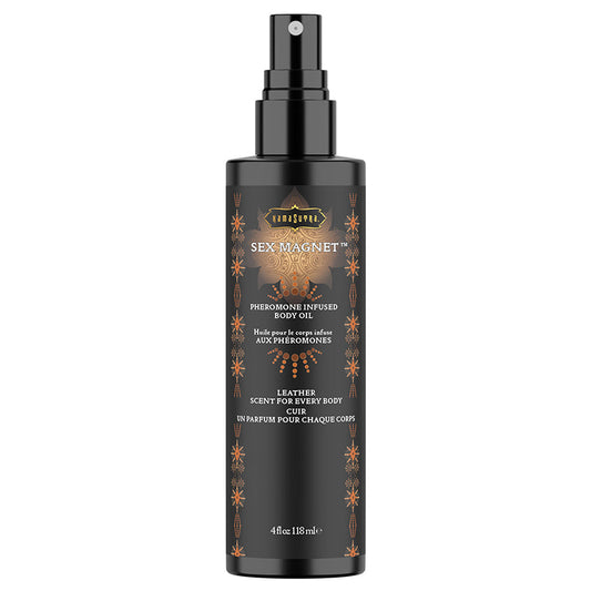 KAMA SUTRA - SEX MAGNET BODY OIL SPRAY LEATHER 4 OZ.