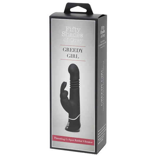 FIFTY SHADES OF GREY - VIBRADOR CONEJITO GREEDY GIRL PARA ESTIMULACIÓN DEL PUNTO G