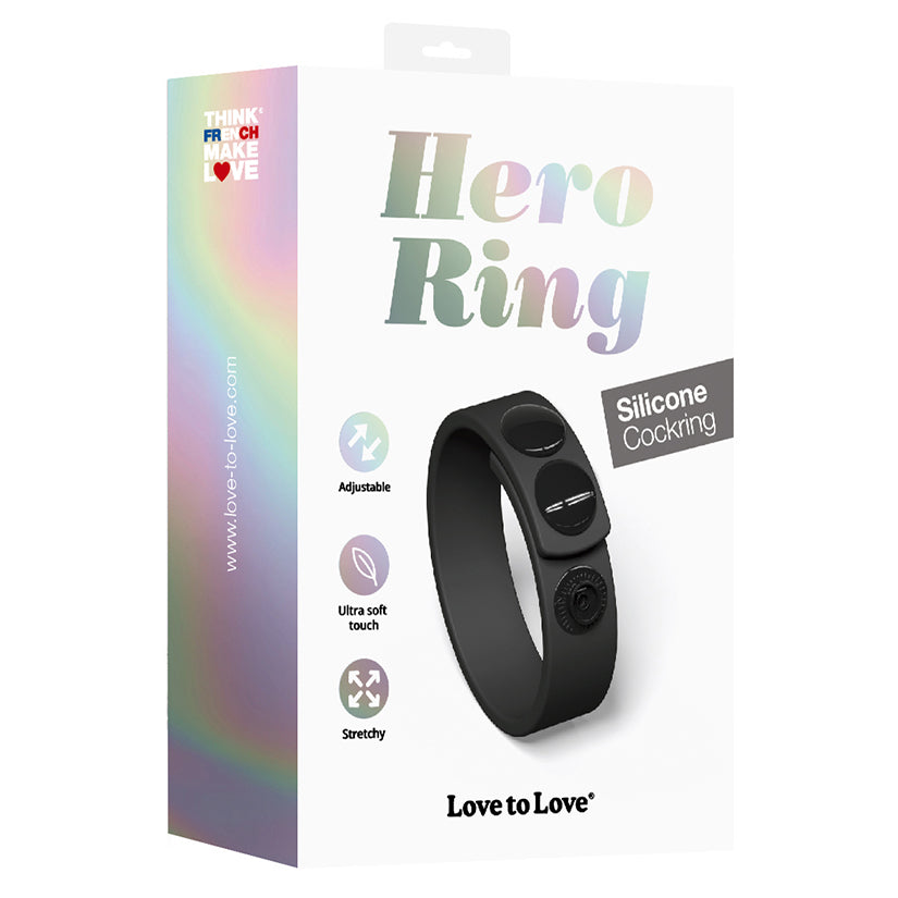 LOVELY PLANET - LOVE TO LOVE HERO RING BLACK ONYX