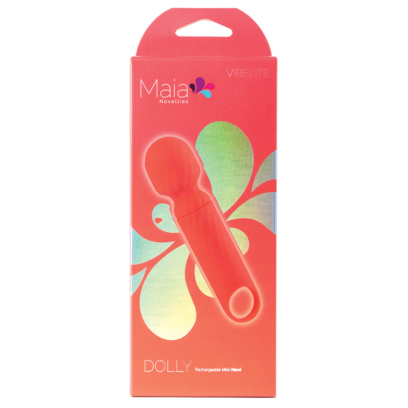 MAIA TOYS - MAIA VIBELITE DOLLY RECHARGEABLE SILICONE MINI WAND ORANGE