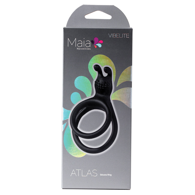 MAIA TOYS - MAIA VIBELITE ATLAS SILICONE DOUBLE PENIS RING