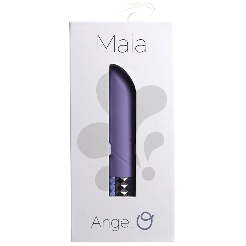 MAIA TOYS - MAIA ANGEL RECHARGEABLE CRYSTAL GEMS BULLET PURPLE
