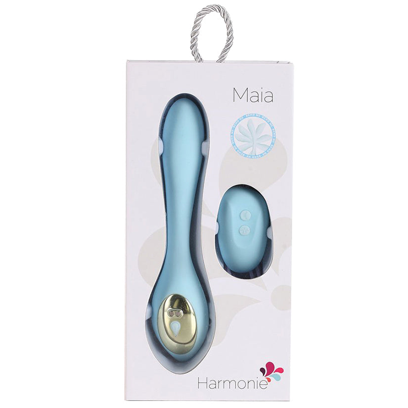 MAIA TOYS - MAIA HARMONIE REMOTE CONTROL BENDABLE COUPLES VIBRATOR BLUE