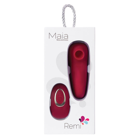 MAIA TOYS - MAIA REMI REMOTE CONTROL SUCTION PANTY VIBE RED