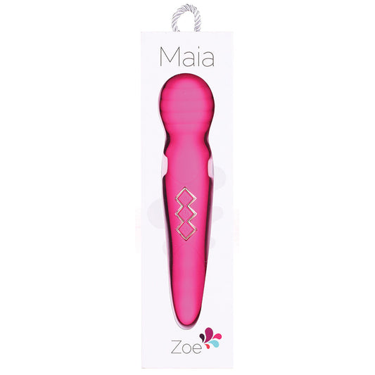 MAIA TOYS - MAIA ZOE TWISTY RECHARGEABLE VIBRATING WAND PINK