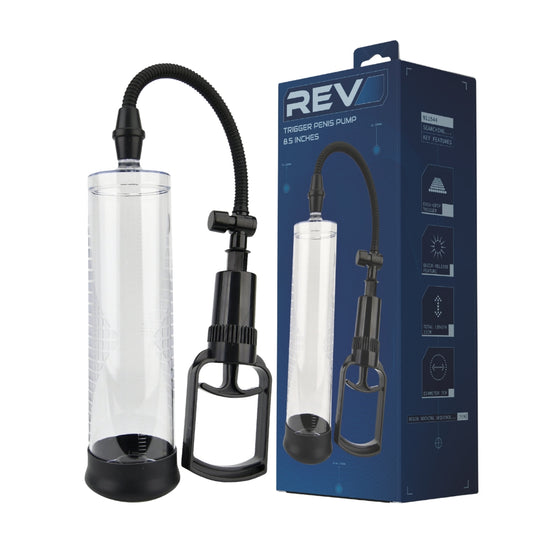 REV - REV-PUMP TRIGGER PENIS PUMP 8.5 INCHES