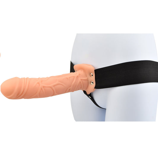LOVING JOY - 8 Inch Hollow Strap On Vanilla