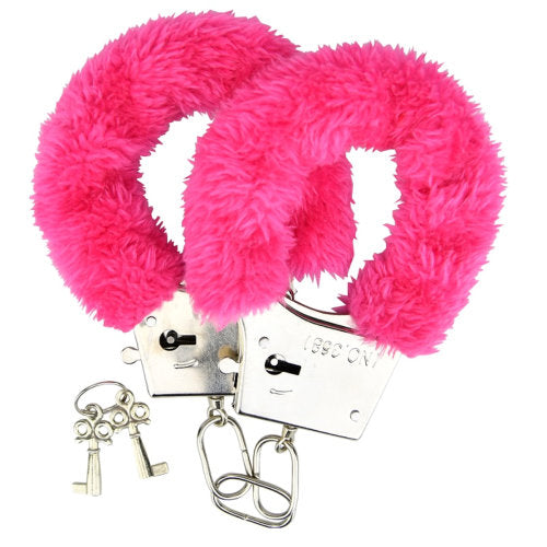 LOVING JOY - FURRY HANDCUFFS PINK