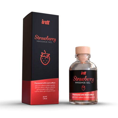 INTT - MASSAGE GEL STRAWBERRY FLAVOUR