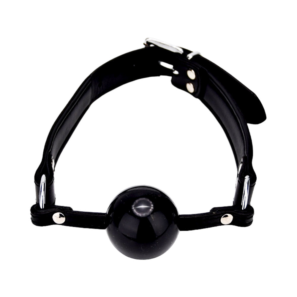 BOUND - LEATHER SOLID BALL GAG