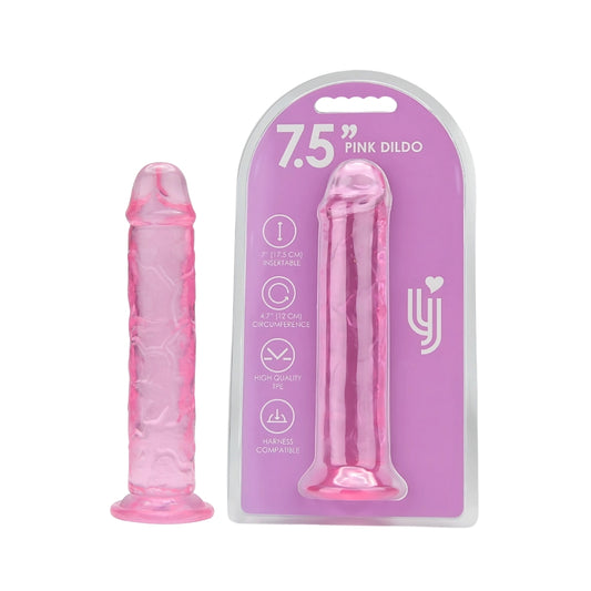 LOVING JOY - DILDO À VENTOUSE 7,5 POUCES ROSE