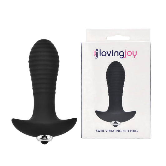 LOVING JOY - SWIRL 7 FUNCTION VIBRATING BUTT PLUG
