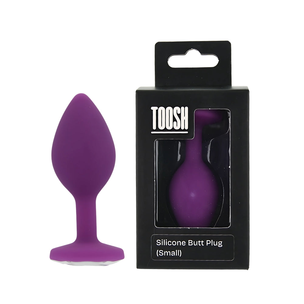 TOOSH - PURPLE SILICONE BUTT PLUG SMALL