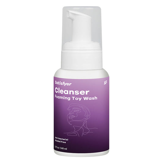SATISFYER - WOMEN CLEANSING FOAM TOY WASH 8.1 OZ.