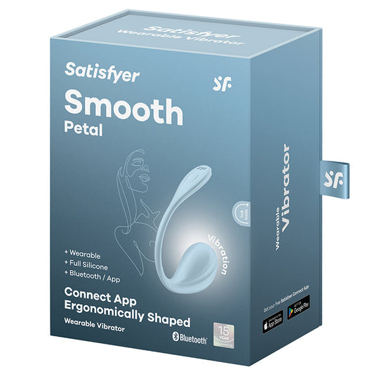 SATISFYER - SMOOTH PETAL LIGHT BLUE