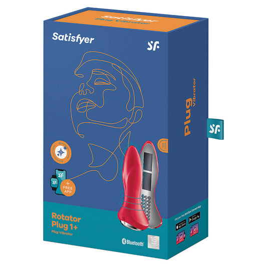 SATISFYER - ROTATOR PLUG 1+ ROUGE