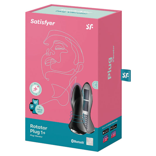 SATISFYER - ROTATOR PLUG 1+ NOIR