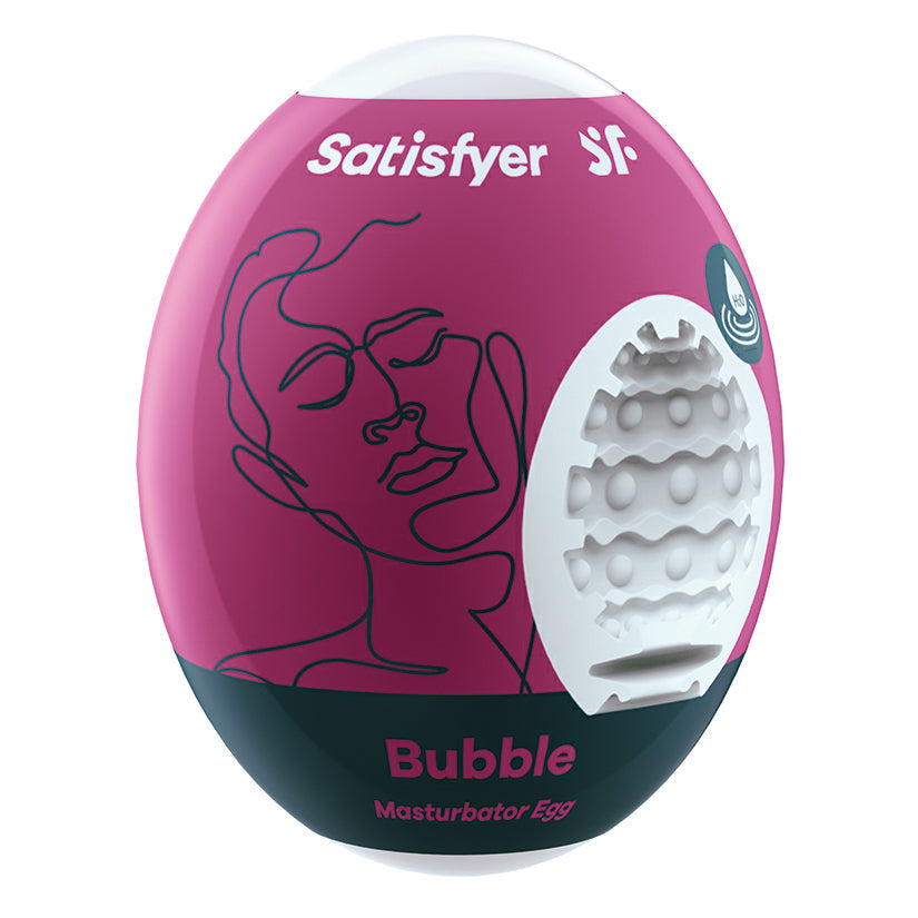 SATISFYER - MASTURBATOR EGG SINGLE BUBBLE