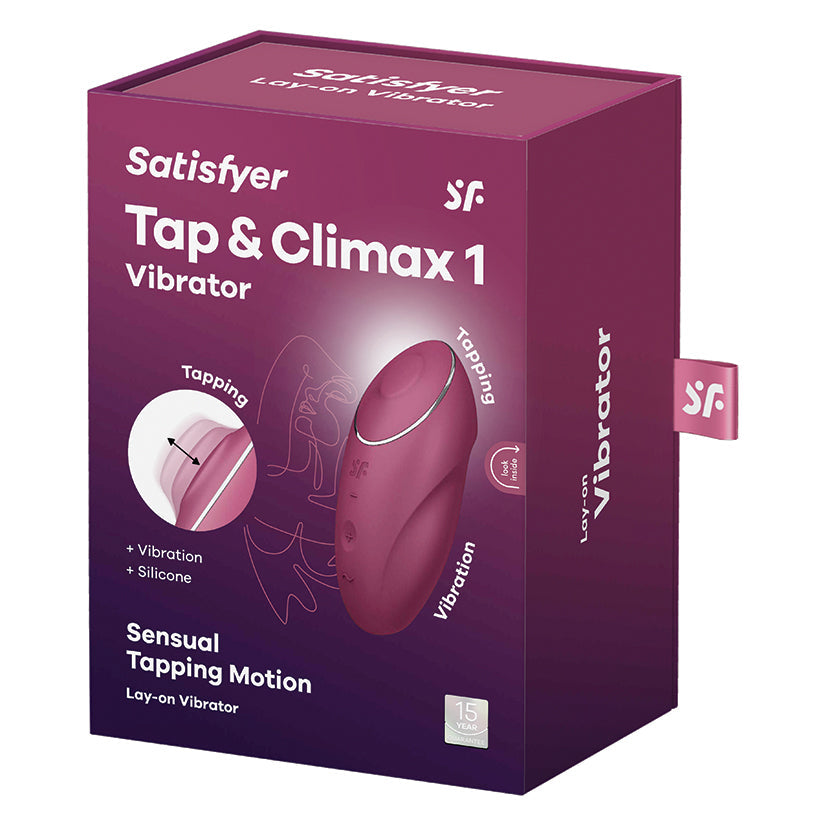 SATISFYER - TAP AND CLIMAX 1 RED