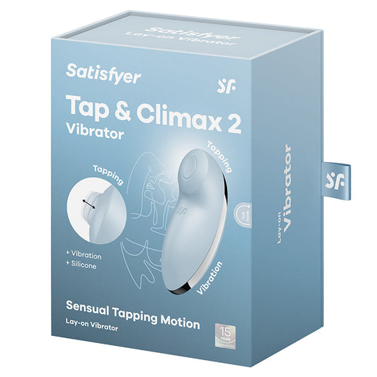 SATISFYER - TAP AND CLIMAX 2 BLUE