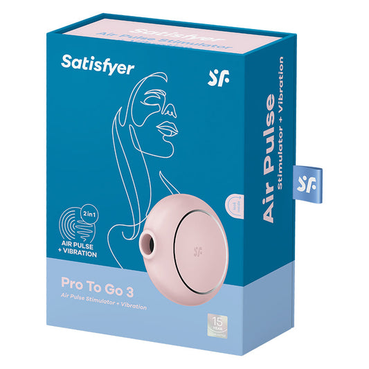 SATISFYER - PRO TO GO 3 ROSE