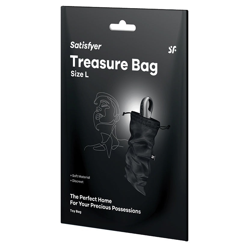 SATISFYER - TREASURE BAG L BLACK