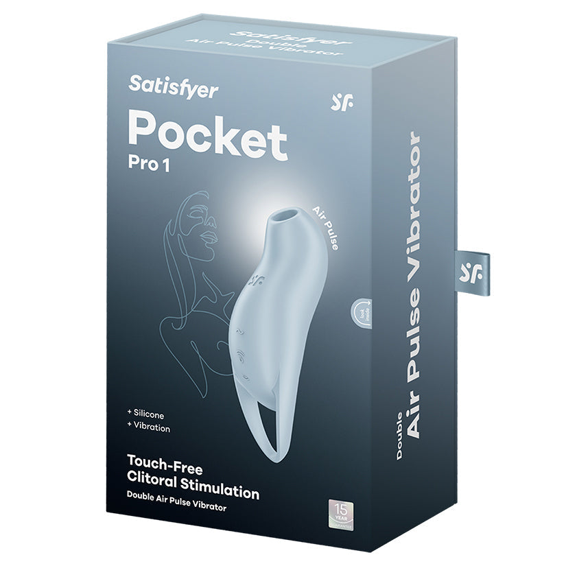 SATISFYER - POCKET PRO 1 BLUE
