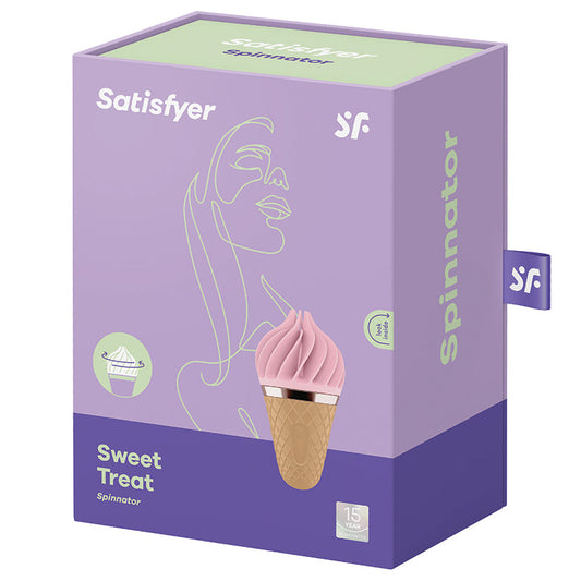 SATISFYER - SWEET TREAT SPINNATOR ROSE