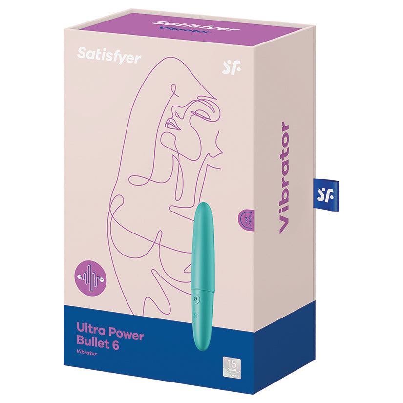 SATISFYER - ULTRA POWER BULLET 6 TURQUOISE