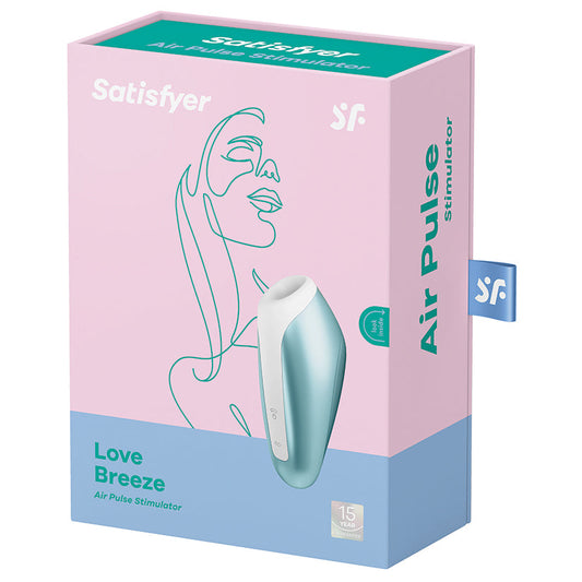 SATISFYER - LOVE BREEZE AIR PULSE STIMULATOR ICE BLUE