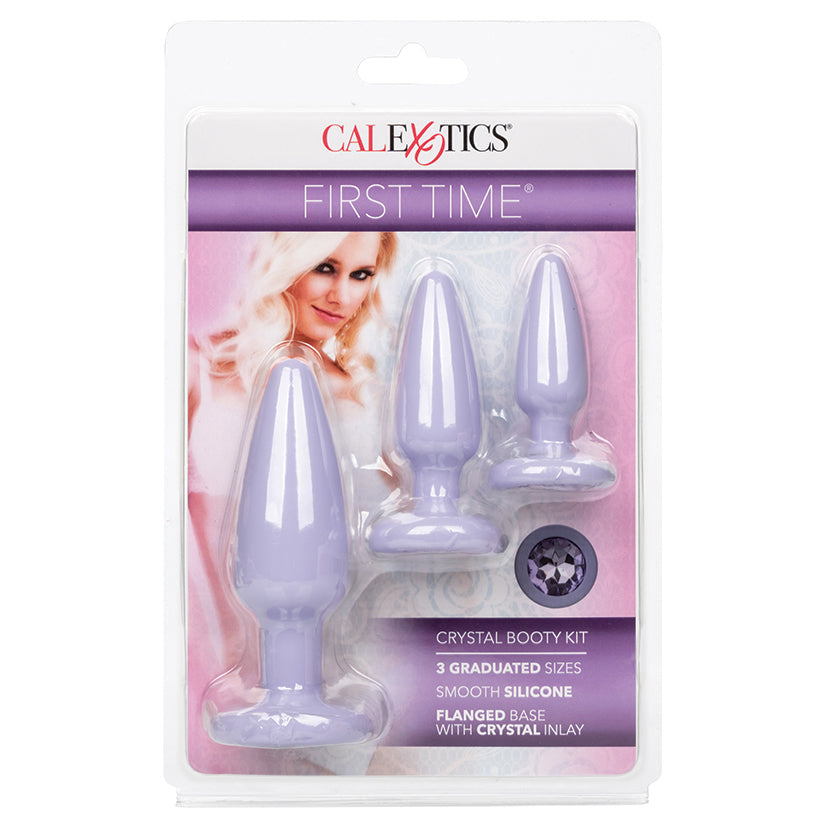 CAL EXOTICS - FIRST TIME CRYSTAL BOOTY KIT PURPLE