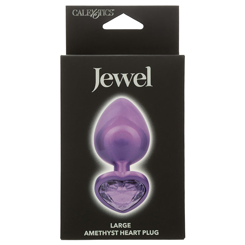 CALEXOTICS - JEWEL BLACK DIAMOND HEART PLUG LARGE