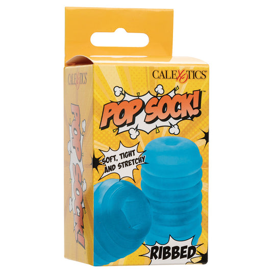 CAL EXOTICS - POP SOCK RIBBED BLUE