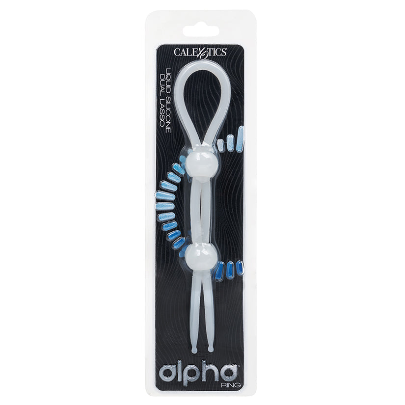 CALEXOTICS - ALPHA LIQUID SILICONE DUAL LASSO NATURAL