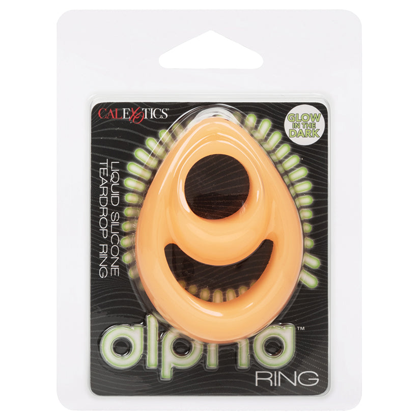 CALEXOTICS - ALPHA GLOW-IN-THE-DARK LIQUID SILICONE TEARDROP RING