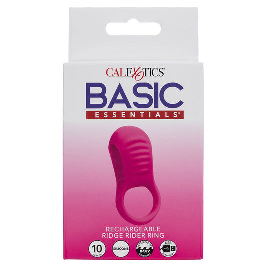 CALEXOTICS - BASIC ESSENTIALS RECHARGEABLE RIDGE RIDER RING