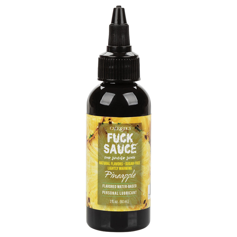 CAL EXOTICS - FUCK SAUCE FLAVORED WATER BASED PERSONAL LUBRICANT PINEAPPLE 2 OZ.